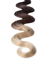 BELLAMI Professional Tape-In 18" 50g Dark Brown/Creamy Blonde #2/#24 Ombre Body Wave Hair Extensions