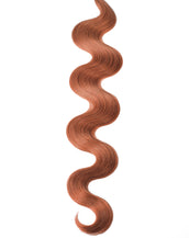 BELLAMI Professional Tape-In 16" 50g Ginger #30 Natural Body Wave Hair Extensions