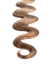 BELLAMI Professional Tape-In 24" 55g Hot Toffee Blonde #6/#18 Highlights Body Wave Hair Extensions