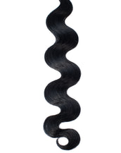 BELLAMI Professional Keratin Tip 24" 25g  Jet Black #1 Natural Body Wave Hair Extensions