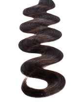 BELLAMI Professional Keratin Tip 16" 25g  Mochachino Brown #1C Natural Body Wave Hair Extensions