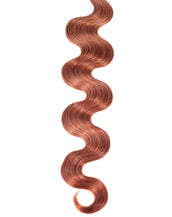 BELLAMI Professional I-Tips 24" 25g Vibrant Auburn #33 Natural Body Wave Hair Extensions