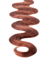 BELLAMI Professional I-Tips 24" 25g Vibrant Auburn #33 Natural Body Wave Hair Extensions