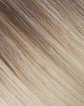 BELLAMI Silk Seam 50g 20" Volumizing Weft Ash Brown/Ash Blonde (8/60) Balayage Clip-In Hair Extension