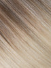 BELLAMI Professional Micro I-Tips 16" 25g  Ash Brown/Ash Blonde #8/#60 Balayage Straight Hair Extensions