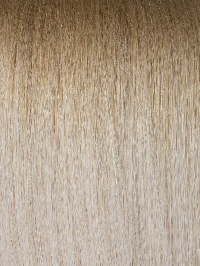 BELLAMI Professional Keratin Tip 24" 25g  Ash Brown/Golden Blonde #8/#610 Rooted Body Wave Hair Extensions