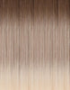 BELLAMI Professional Keratin Tip 16" 25g Cool Mochachino Brown/White Blonde #1CC/#80 Balayage Hair Extensions