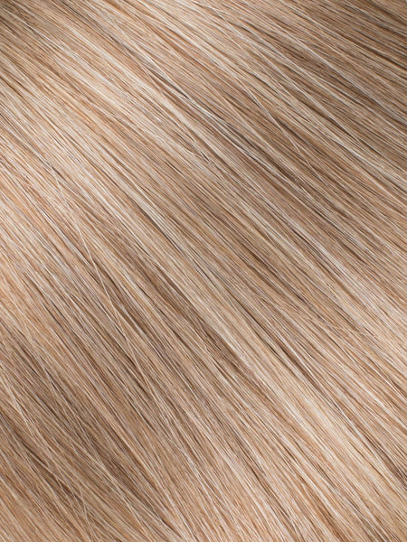 BELLAMI Professional I-Tips 16" 25g  Caramel Blonde #18/#46 Marble Blends Straight Hair Extensions