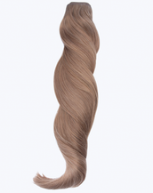 BELLAMI Silk Seam 140g 18" Caramel Blonde Marble Blend Clip-In Hair Extensions