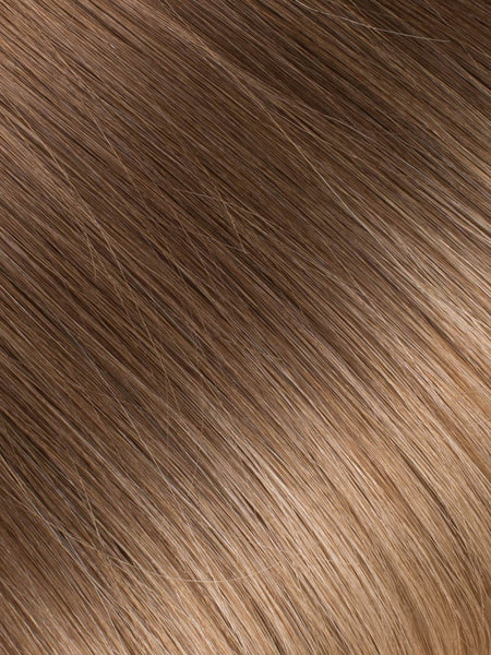 BELLAMI Professional Hand-Tied Weft | 14" 48g Chocolate Bronzed #4/#16 Ombre Hair Extensions