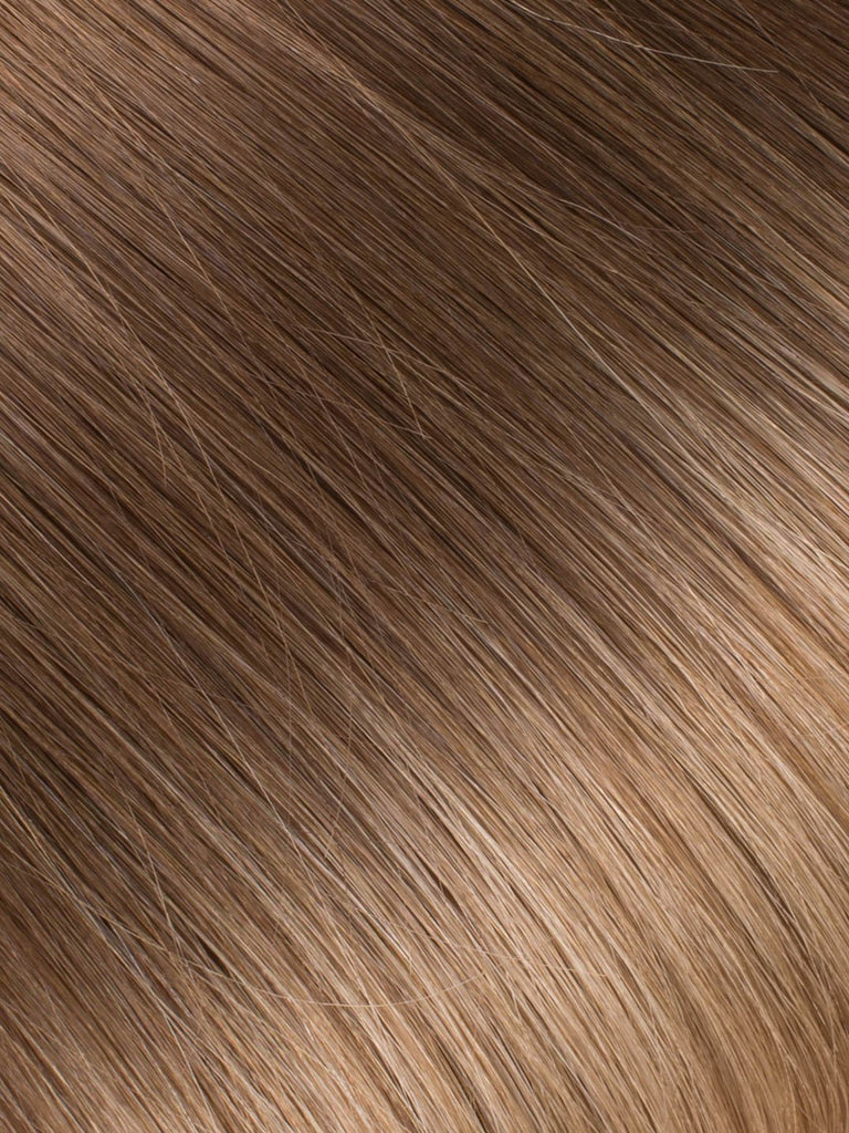BELLAMI Professional Tape-In 22" 50g  Chocolate Bronzed #4/#16 Ombre Straight Hair Extensions