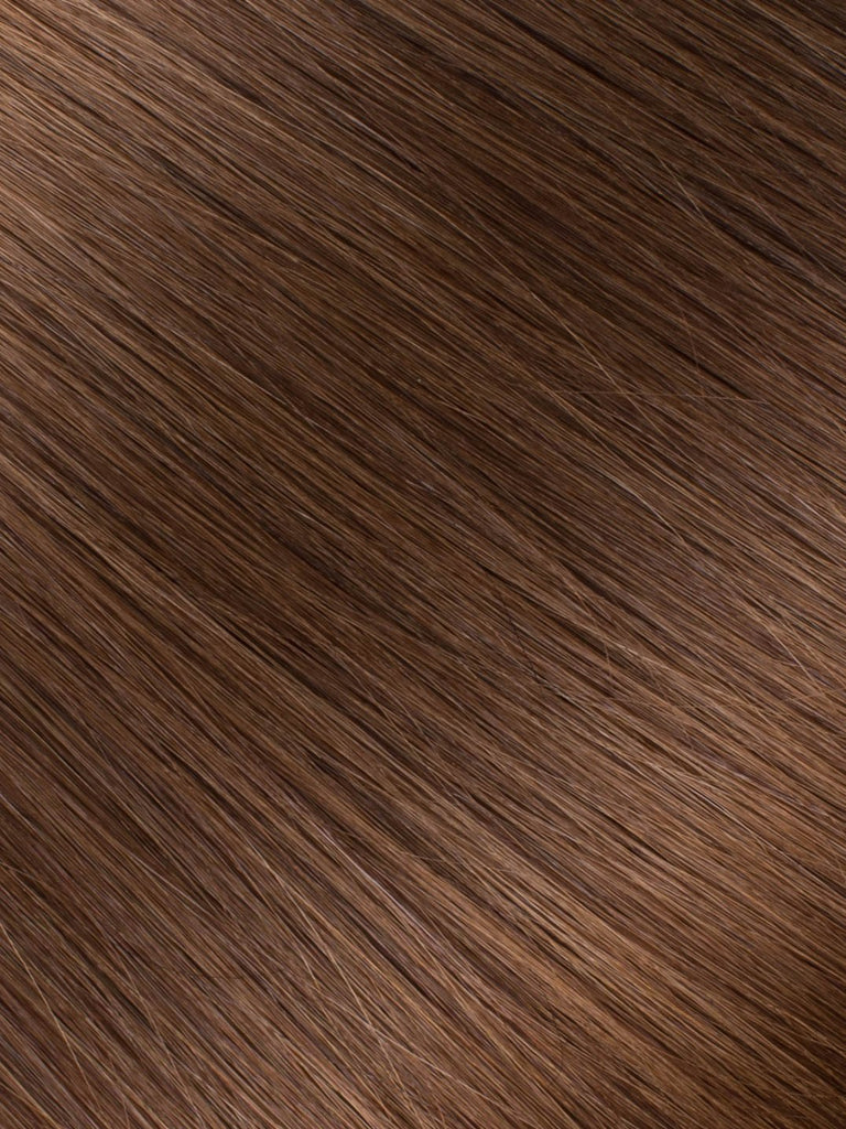 BELLAMI Professional Volume Weft 20" 145g  Chocolate Brown #4 Natural Straight Hair Extensions