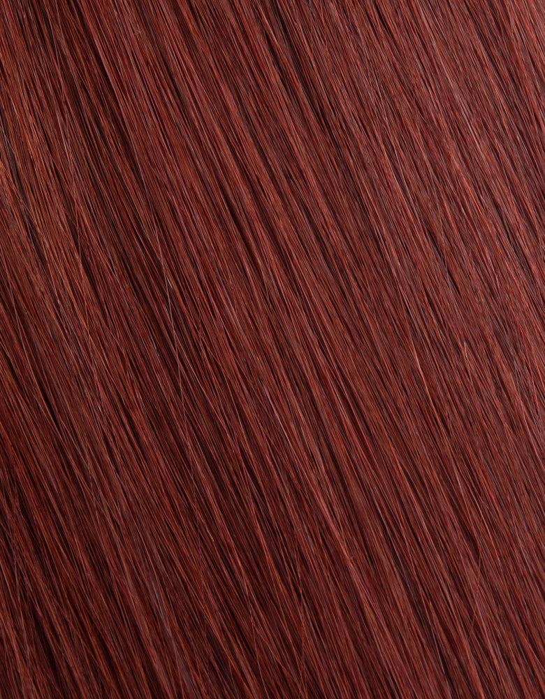 BELLAMI Professional I-Tips 18" 25g Cinnamon Mocha #550 Natural Straight Hair Extensions