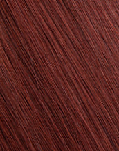 BELLAMI Silk Seam 50g 16" Volumizing Weft Straight Cinnamon Mocha Natural Clip-In Hair Extension