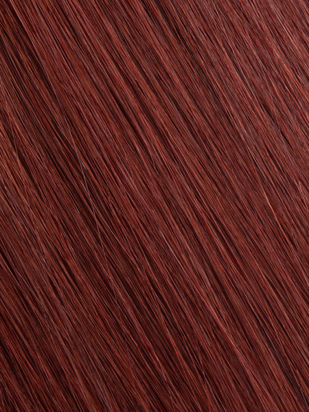 BELLAMI Professional Silk Seam | 50g 20" Volumizing Weft Straight Cinnamon Mocha Natural Clip-In Hair Extension