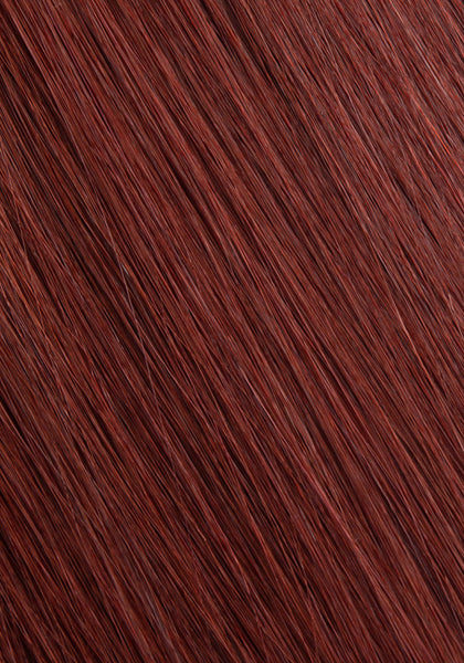 BELLAMI Silk Seam 50g 20" Volumizing Weft Straight Cinnamon Mocha Natural Clip-In Hair Extension