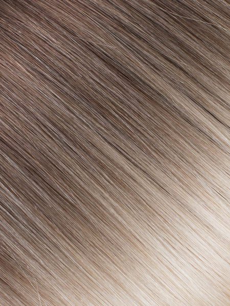 BELLAMI Professional Keratin Tip 24" 25g  Dark Brown/Creamy Blonde #2/#24 Ombre Straight Hair Extensions