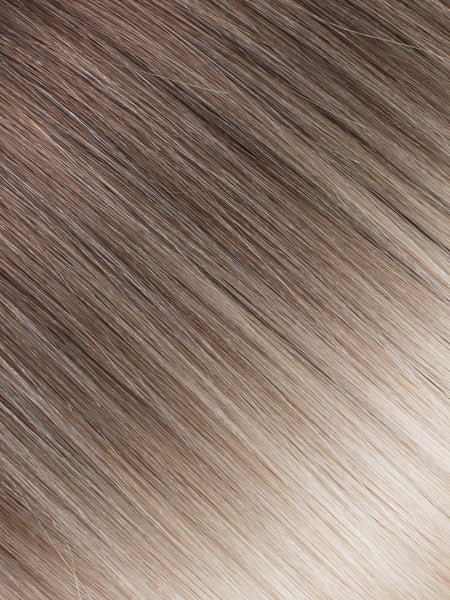 BELLAMI Professional Keratin Tip 22" 25g  Dark Brown/Creamy Blonde #2/#24 Ombre Straight Hair Extensions
