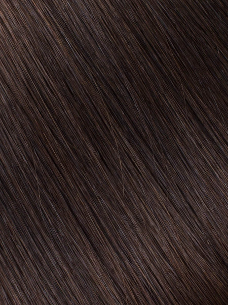 BELLAMI Professional Keratin Tip 20" 25g  Dark Brown #2 Natural Straight Hair Extensions