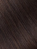 BELLAMI Professional Volume Wefts 24" 175g  Dark Brown #2 Natural Straight Hair Extensions