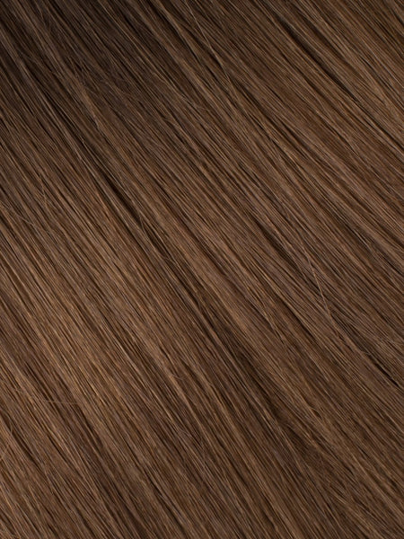 BELLAMI Professional Volume Weft | 24" 175g  Dark Brown/Chestnut Brown #2/#6 Balayage Straight Hair Extensions