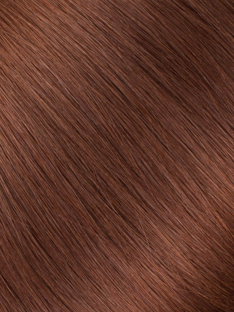 BELLAMI Professional Tape-In 24" 55g  Dark Chestnut Brown #10 Natural Straight Hair Extensions