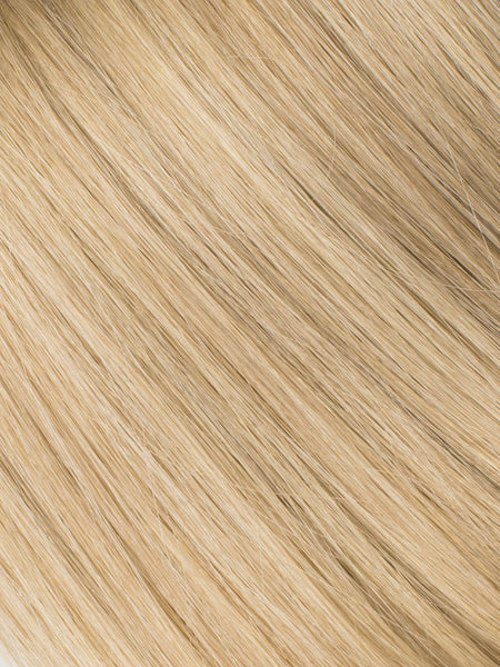 BELLAMI Professional Tape-In 14" 50g  Golden Amber Blonde #18/#6 Highlights Straight Hair Extensions