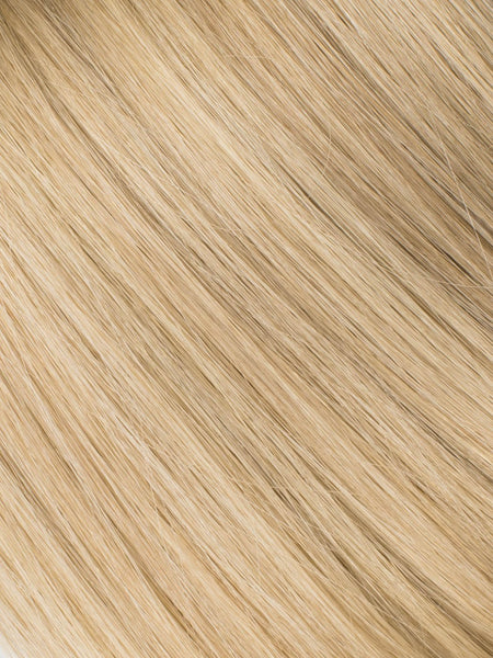 BELLAMI Professional Tape-In 20" 50g Golden Amber Blonde #18/#6 Highlights Body Wave Hair Extensions