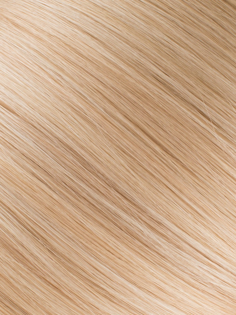 BELLAMI Professional Hand-Tied Weft 20" 72g Honey Blonde #20/#24/#60 Natural Hair Extensions
