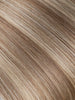 BELLAMI Professional Keratin Tip | 16" 25g  Hot Toffee Blonde #6/#18 Highlights Straight Hair Extensions