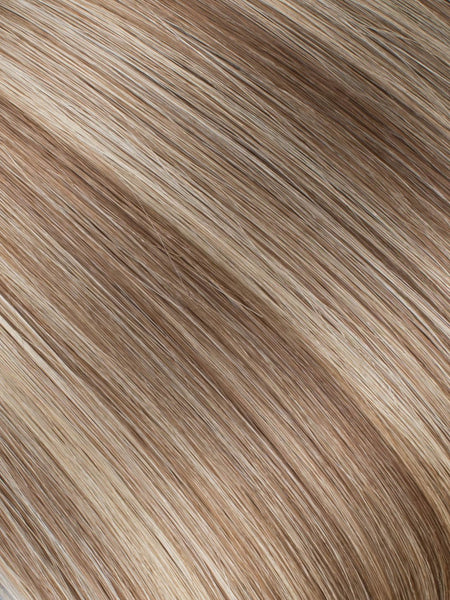 BELLAMI Professional I-Tips 24" 25g  Hot Toffee Blonde #6/#18 Highlights Straight Hair Extensions
