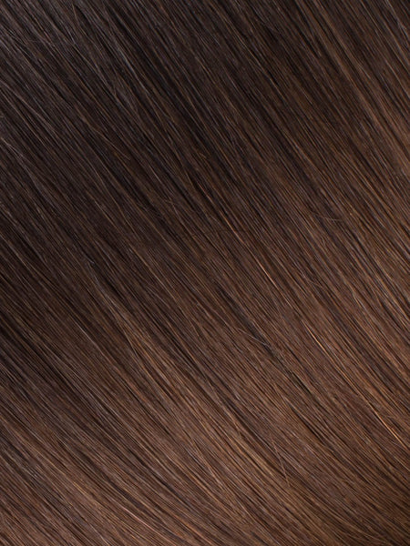 BELLAMI Professional Tape-In | 18" 50g  Mochachino Brown/Chestnut Brown #1C/#6 Ombre Straight Hair Extensions