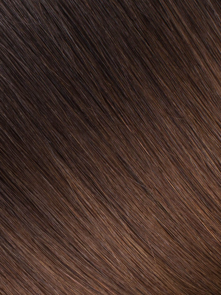 BELLAMI Professional Tape-In 20" 50g Mochachino Brown/Chestnut Brown #1C/#6 Ombre Body Wave Hair Extensions