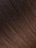 BELLAMI Professional Tape-In | 18" 50g Mochachino Brown/Chestnut Brown #1C/#6 Ombre Body Wave Hair Extensions