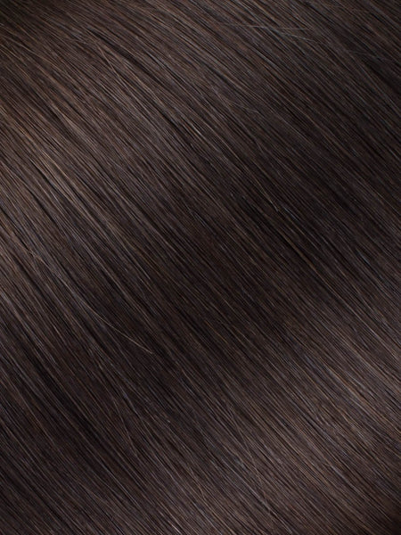 BELLAMI Professional Micro Keratin Tip 18" 25g  Mochachino Brown #1C Natural Straight Hair Extensions