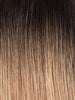 BELLAMI Professional Tape-In | 22" 50g Mochachino Brown/Caramel Blonde #1C/#18/#46 Rooted Straight Hair Extensions