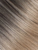 BELLAMI Professional Keratin Tip 18" 25g  Mochachino Brown/Dirty Blonde #1C/#18 Balayage Body Wave Hair Extensions