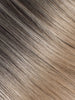 BELLAMI Professional Keratin Tip 22" 25g  Mochachino Brown/Dirty Blonde #1C/#18 Balayage Body Wave Hair Extensions