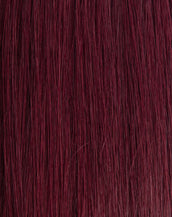 BELLAMI Professional Tape-In 16" 50g Mulberry Wine #510 Natural Straight Hair Extensions