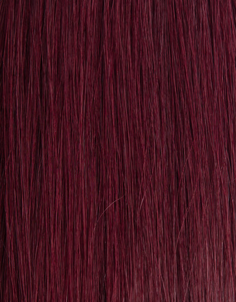 BELLAMI Professional Tape-In 24" 55g Mulberry Wine #510 Natural Straight Hair Extensions