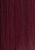 BELLAMI Silk Seam 50g 16" Volumizing Weft Straight Mulberry Wine Natural Clip-In Hair Extension