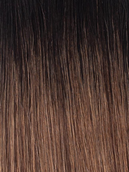 BELLAMI Professional Volume Weft | 16" 120g Off Black/Mocha Creme #1b/#2/#6 Rooted Body Wave Hair Extensions