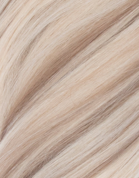BELLAMI Professional Volume Weft 20" Pearl Blonde #8C/88 Hybrid Blend Hair Extensions