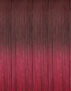 BELLAMI Professional Hand-Tied Weft 18" 64g Raspberry Sorbet #520/#580 Sombre Hair Extensions