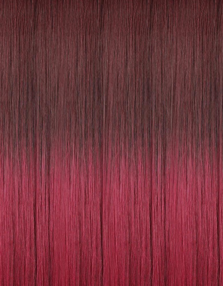 BELLAMI Professional Volume Weft 20" 145g Raspberry Sorbet #520/#580 Sombre Hair Extensions