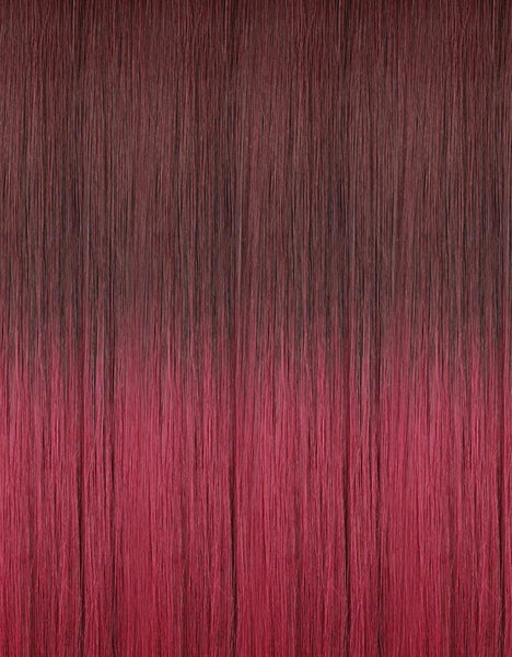 BELLAMI Professional Tape-In 20" 50g Raspberry Sorbet #520/#580 Sombre Hair Extensions