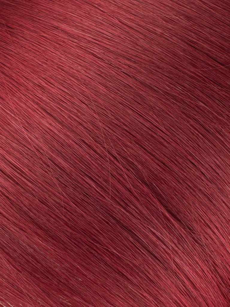 BELLAMI Professional Micro I-Tips 16" 25g  Ruby Red #99J Natural Straight Hair Extensions