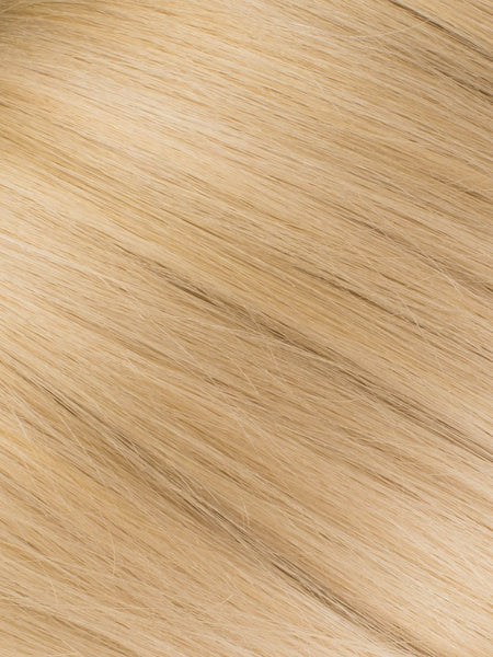 BELLAMI Professional I-Tips 16" 25g  Sandy Blonde/Ash Blonde #24/#60  Natural Straight Hair Extensions