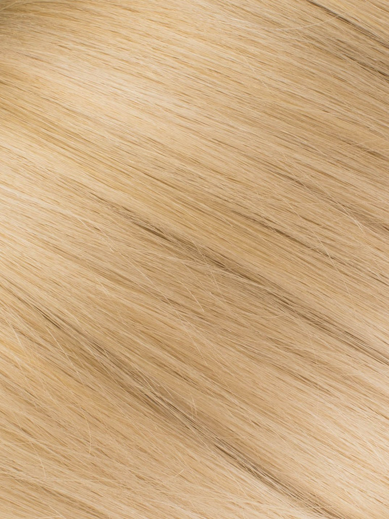 BELLAMI Professional Volume Weft | 24" 175g Sandy Blonde/Ash Blonde #24/#60 Natural Straight Hair Extensions