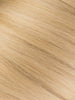 BELLAMI Professional Hand-Tied Weft | 22" 80g Sandy Blonde/Ash Blonde #24/#60 Natural Hair Extensions